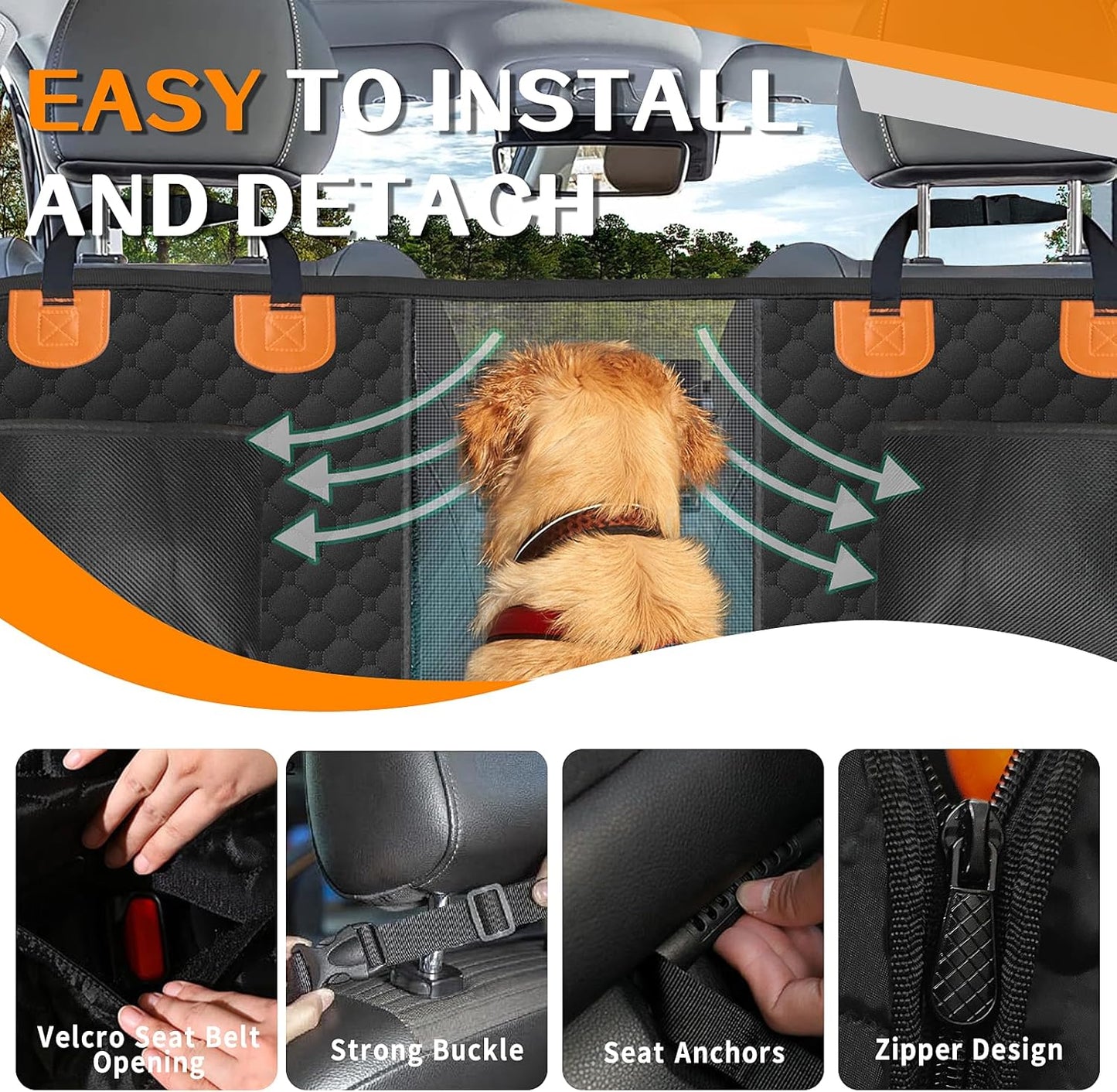 MyCareBuddy™ Car Dog Seat Cover