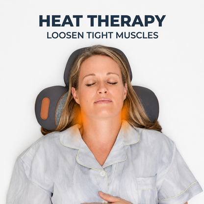 MyCareBuddy 3-in-1 Neck Relief Pillow — Heat, Massage & Gentle Stretch